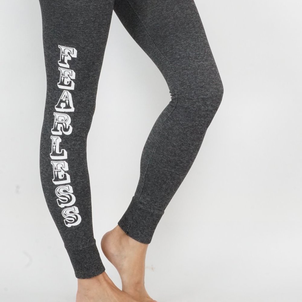 High quality Knit French Terry Seamless Leggings - Picture 6 of 6